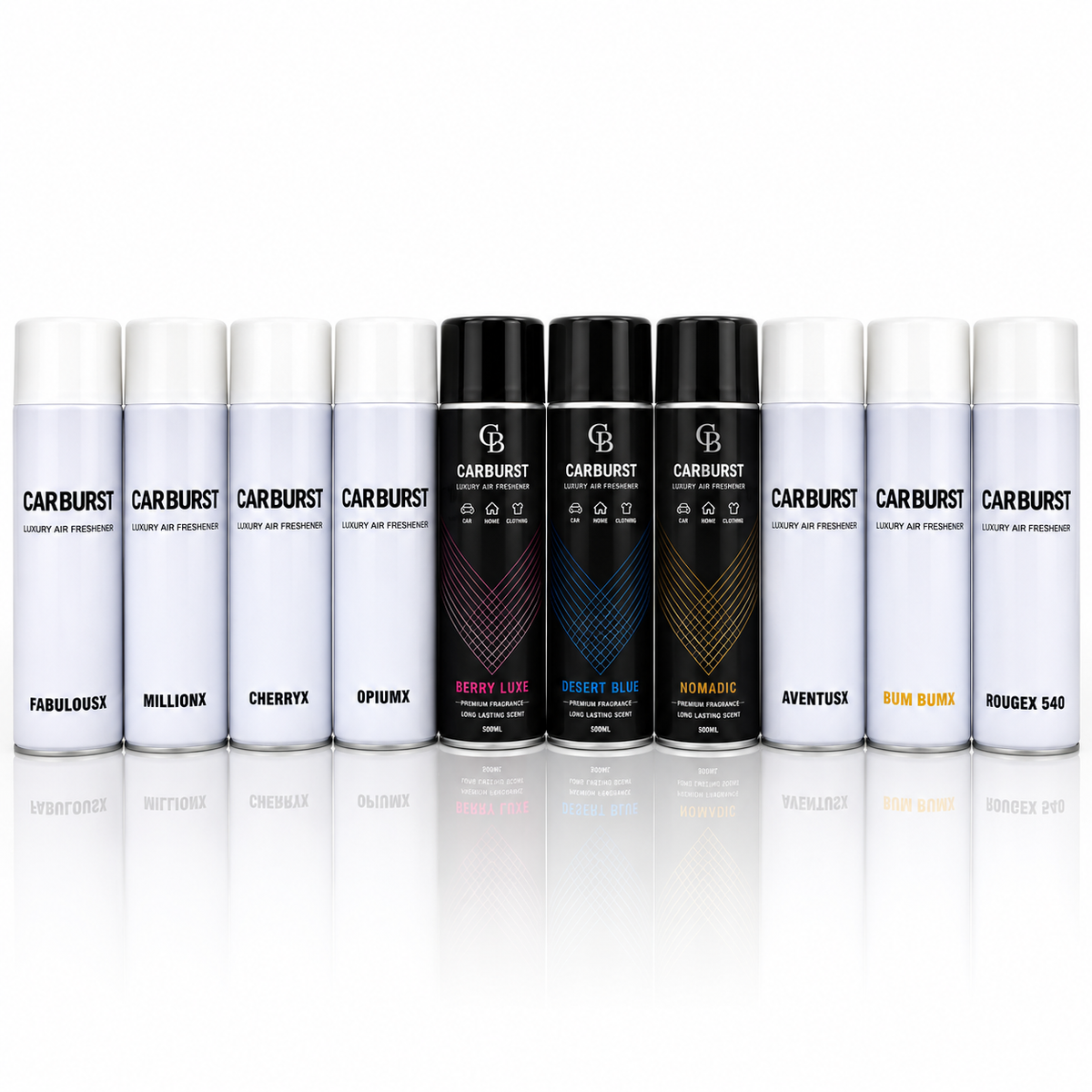 10 x all designer inspired scents car air fresheners