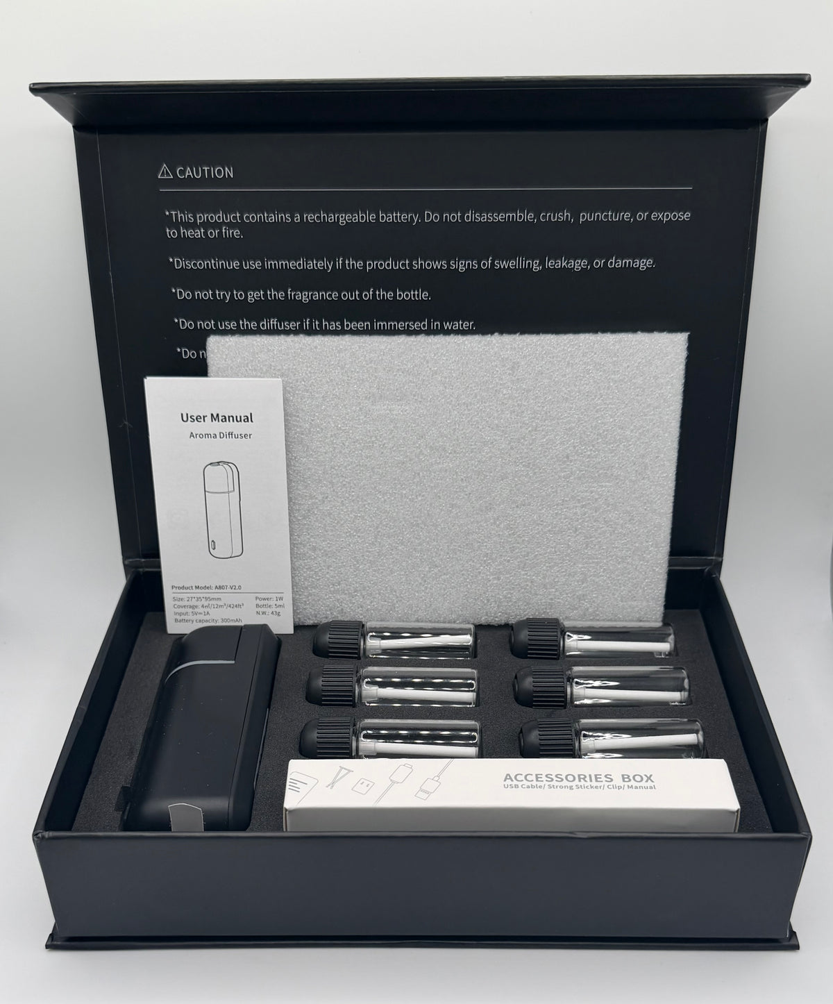 Wireless Waterless Car Aroma Diffuser