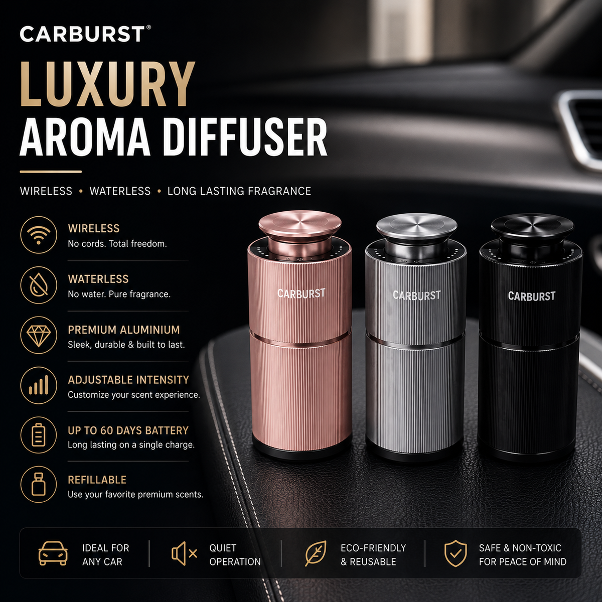 Luxury Aroma Car Diffuser