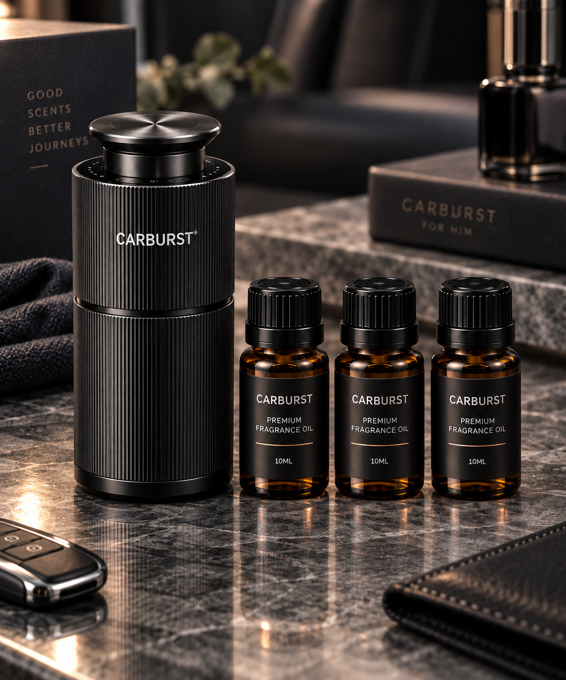 Luxury Aroma Car Diffuser Gift Set For Him