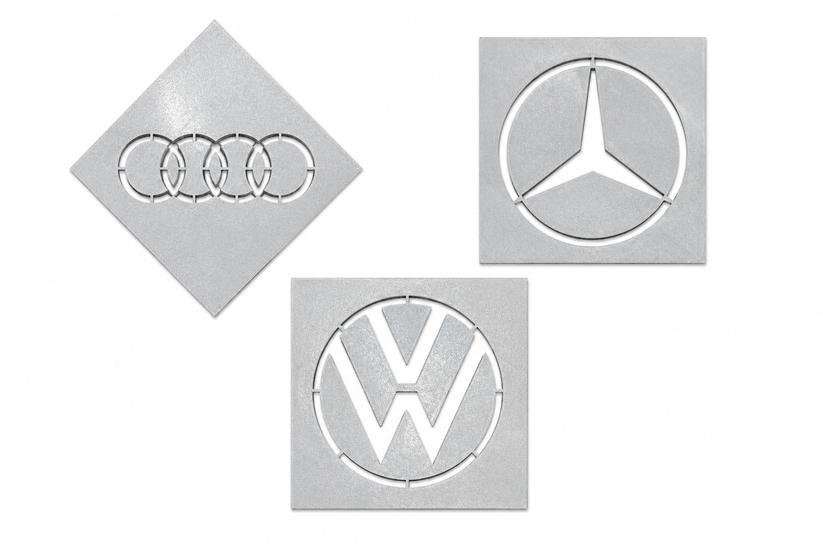 Car detailing logo stencil