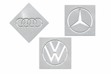Car detailing logo stencil